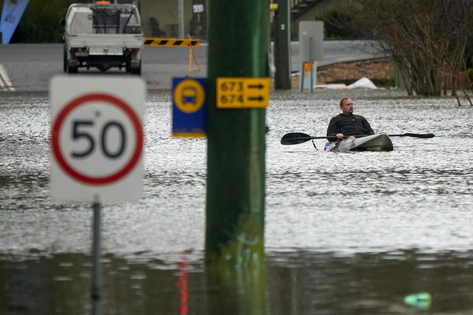Auch die umliegende Region von Sydney ist von den Überflutungen betroffen.&nbsp;