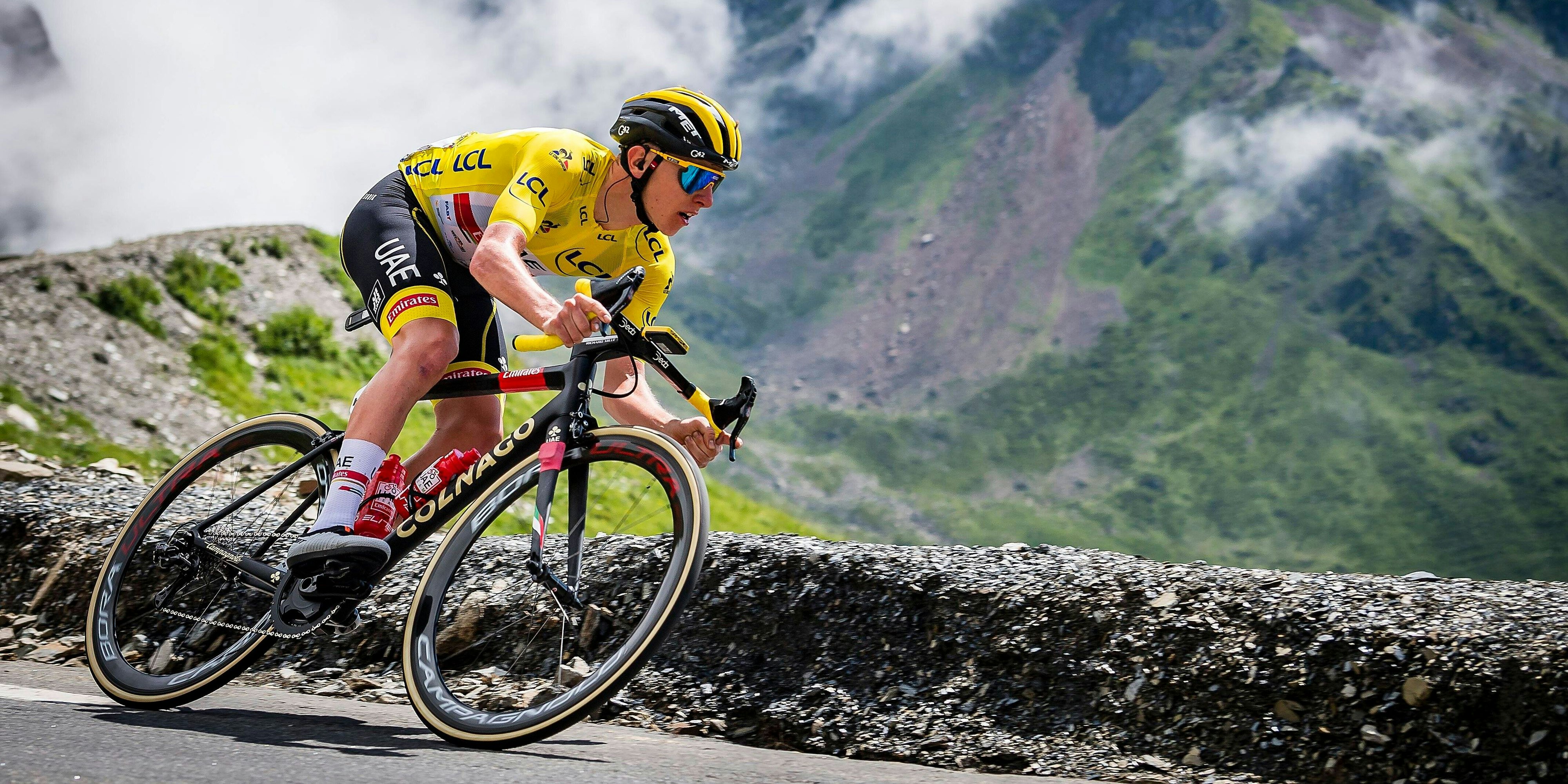 Auf diesem Gerät gewann Tadej Pogacar 2021 die Tour de France. 