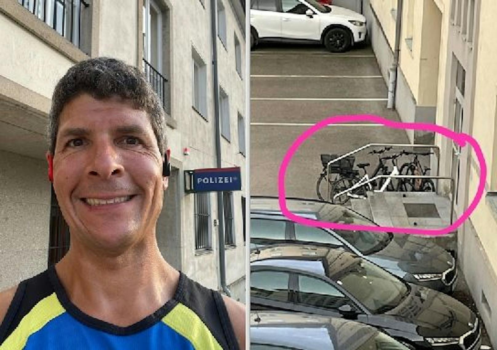 Florian Woracek und die gestohlenen Räder