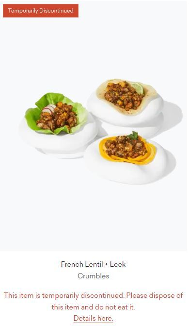 Das betreffende Lebensmittel ist vorübergehend nicht im Online-Shop verfügbar.&nbsp;