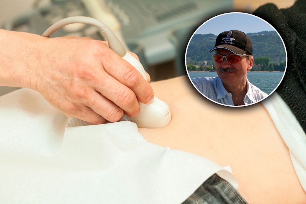 Weil er Morddrohungen bekommt, zeigt sich Mediziner Benedikt Hostenkamp nur mit Kappe und Brille.