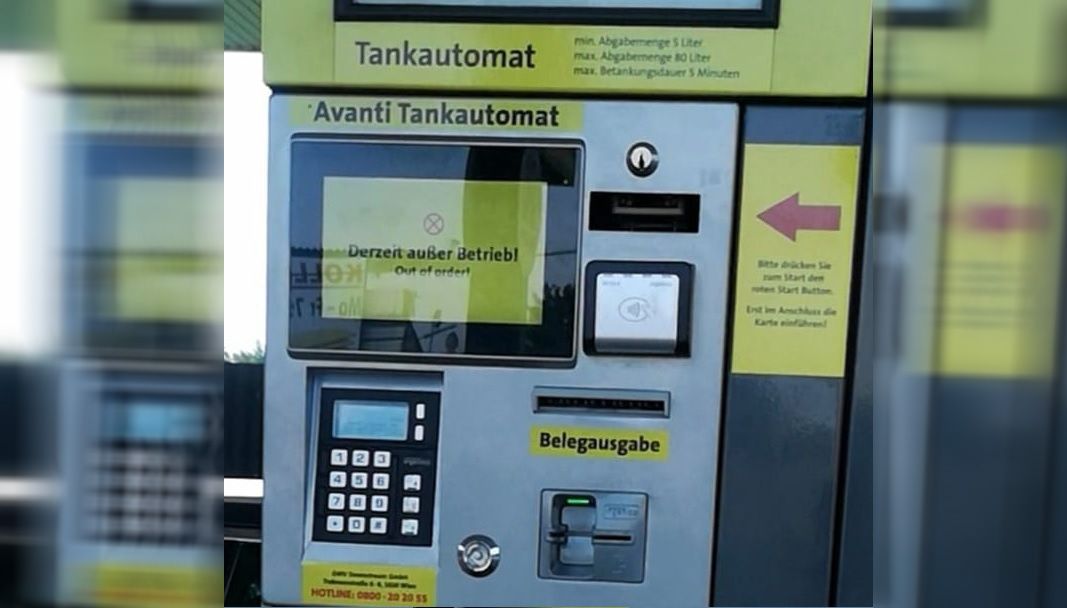 In Wien-Floridsdorf wollte ein Wiener Sprit tanken, ging dabei aber leer aus.