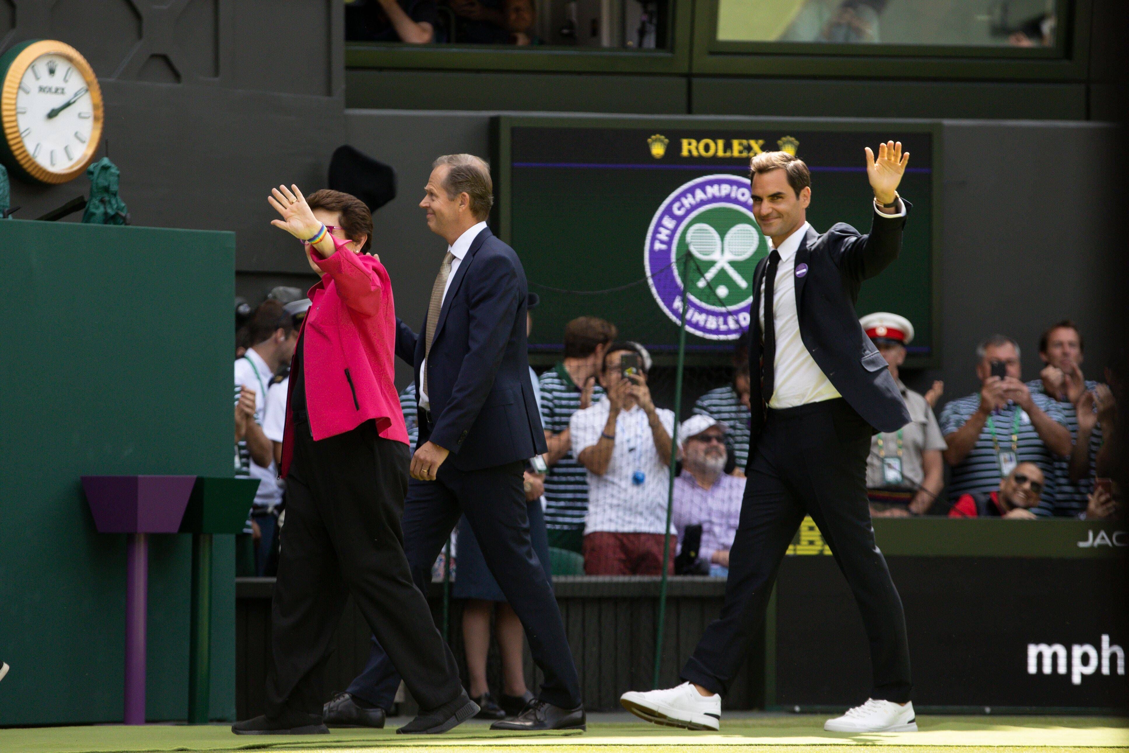 Roger Federer in Wimbledon