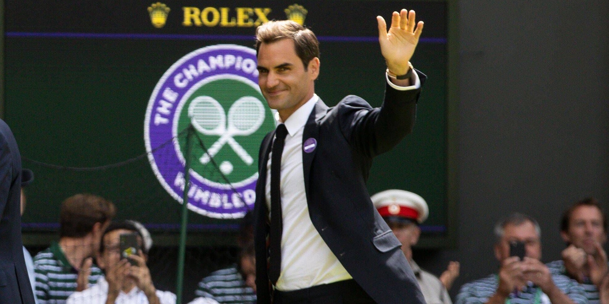 Roger Federer in Wimbledon
