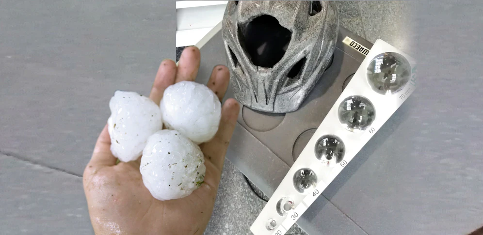Hagelschäden nehmen laut Meteorologen Andreas Jäger zu.