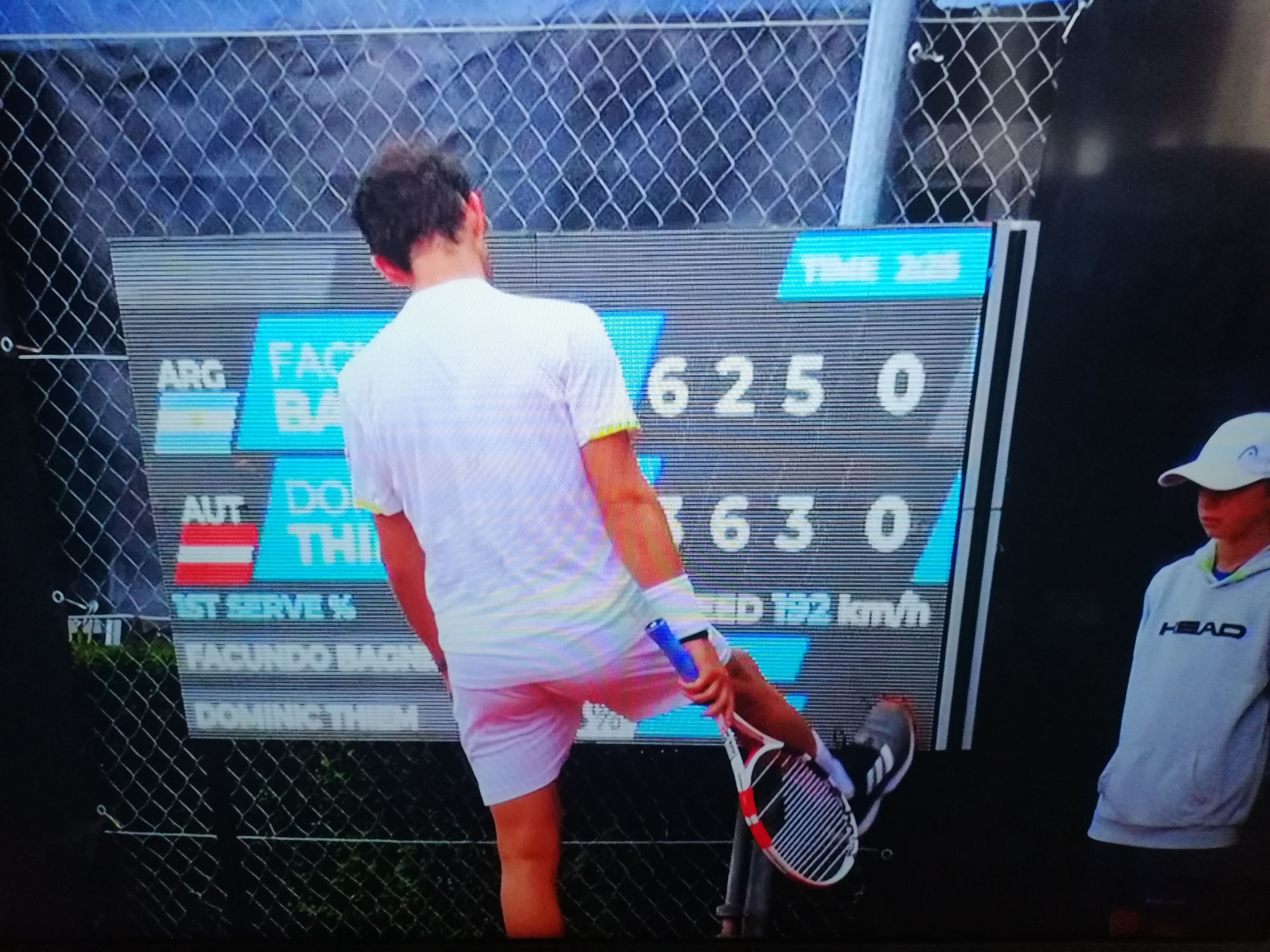 Dominic Thiem ist frustriert.