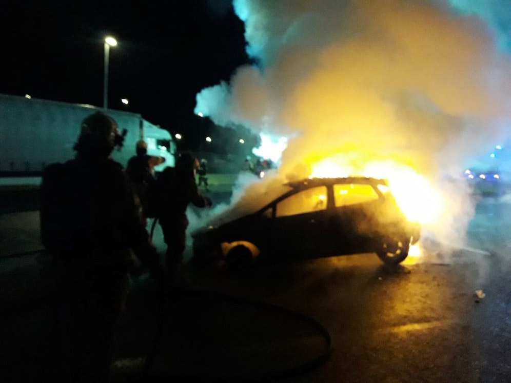 Die angerückten Feuerwehrkräfte konnten den Brand rasch löschen.