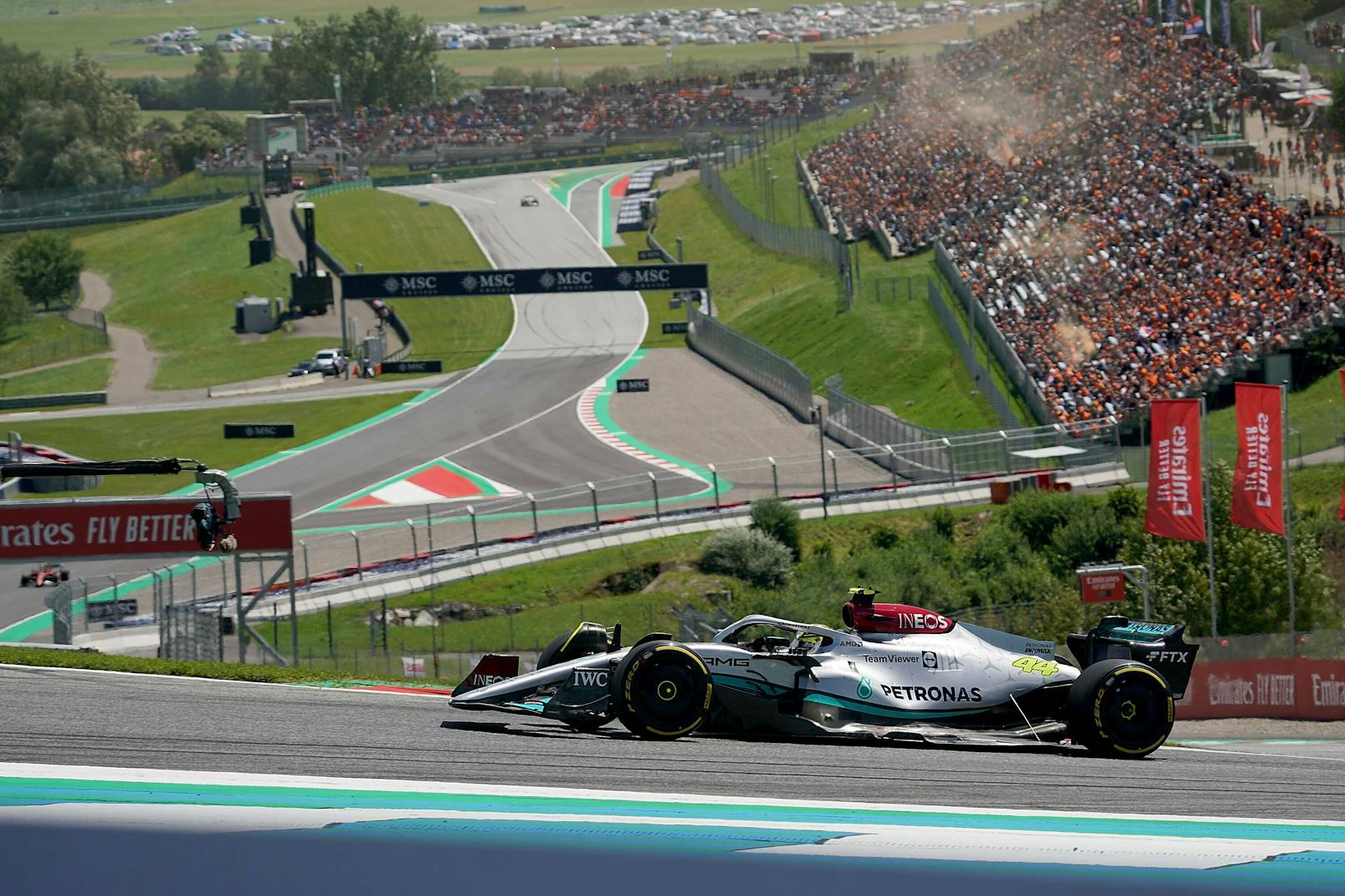 Siebenfach-Weltmeister Lewis Hamilton hatte im ersten Training noch zu kämpfen, landete nur auf dem fünften Rang. 