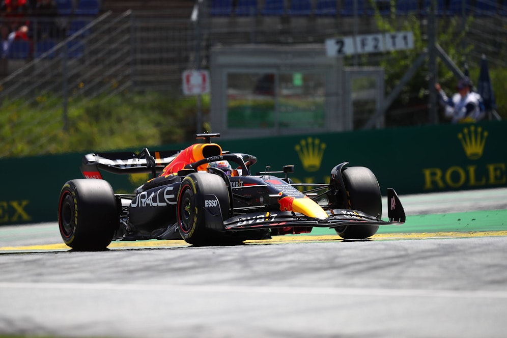 Max Verstappen in Spielberg. 