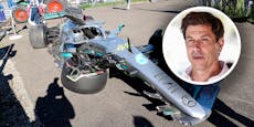 Wolff zu Mercedes-Doppelcrash: "Schaut blöd aus"