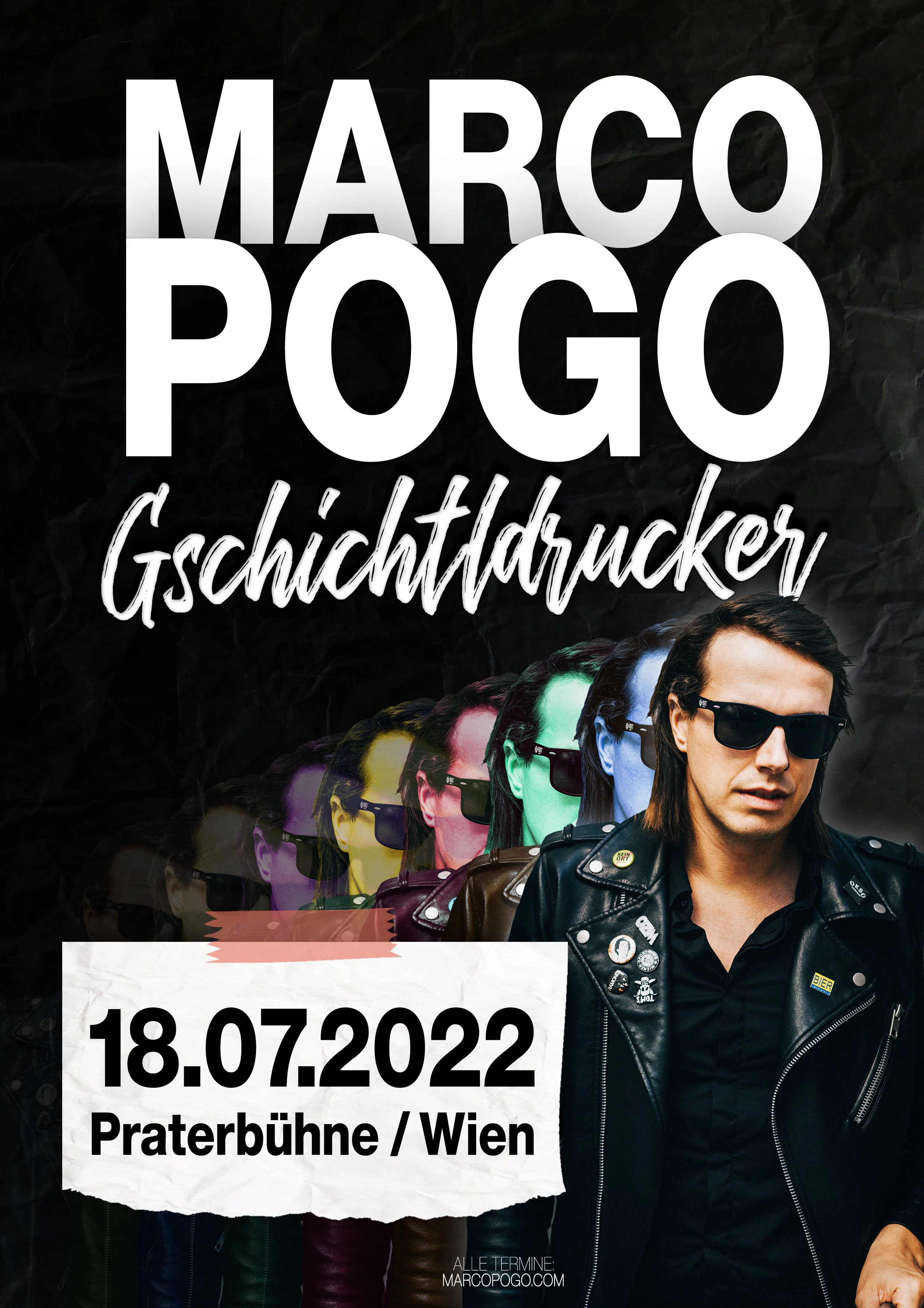 Marco Pogo - am 18. Juli mit seinem Programm auf der Praterbühne 