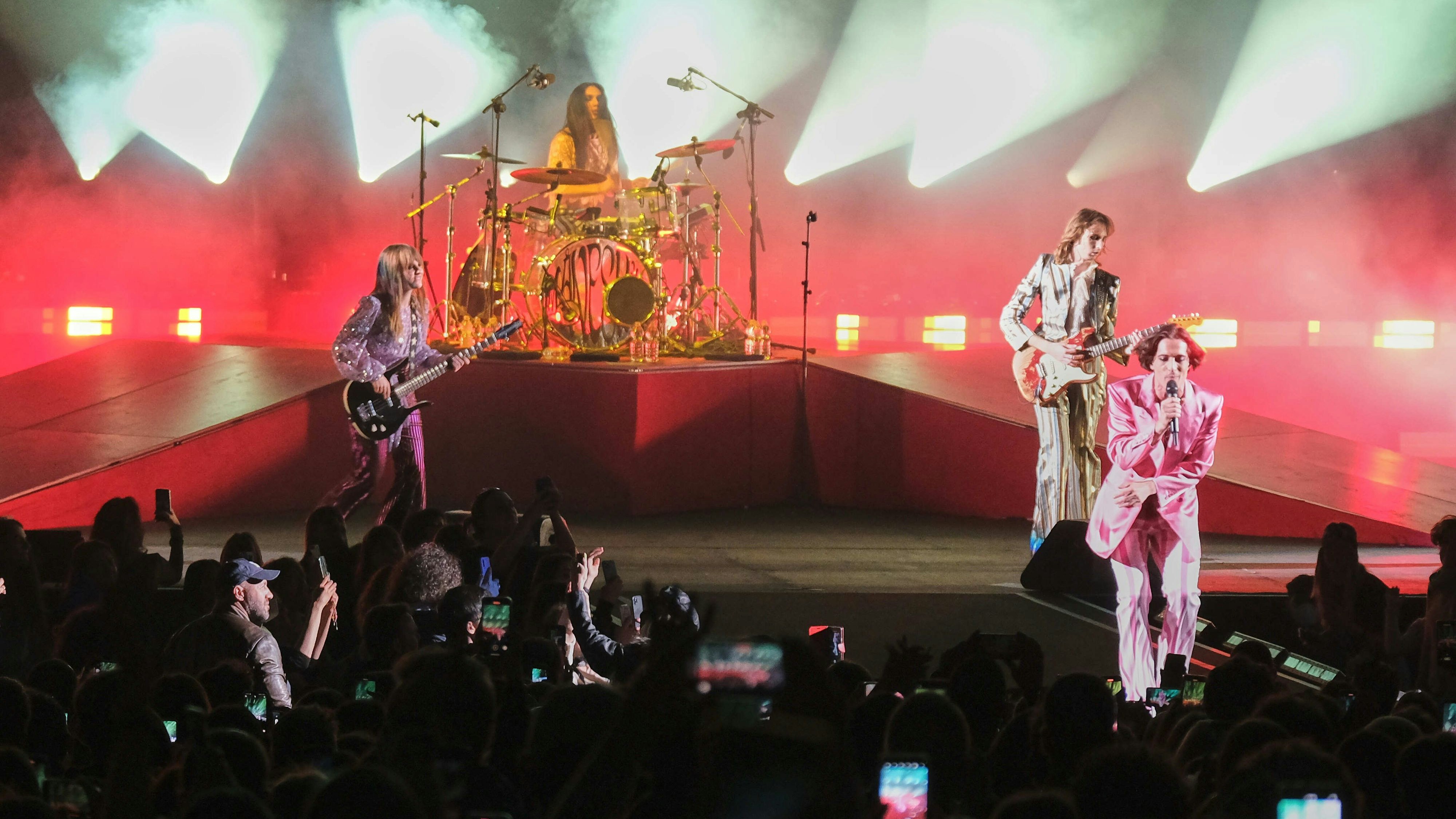 Die italienische Band Maneskin spielt am Samstag ein Konzert vor 80. Besuchern.