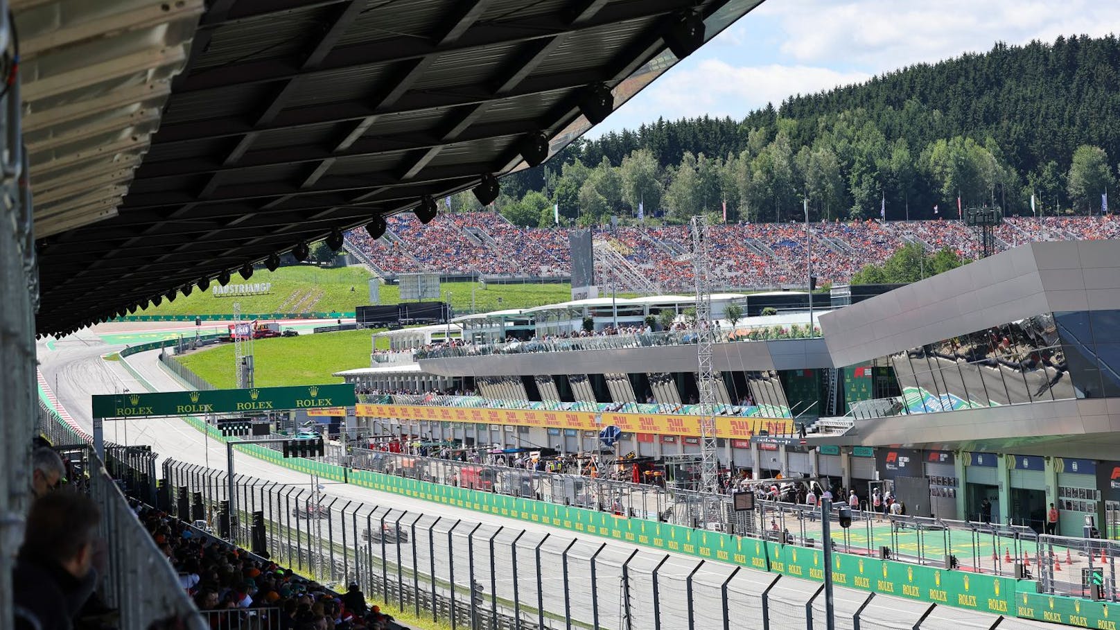 Formel-1-Action in Spielberg