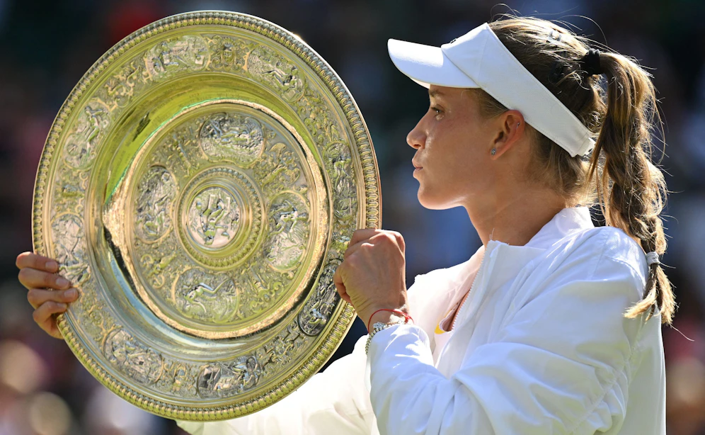 Jelena Rybakina gewinnt das Finale von Wimbledon. 