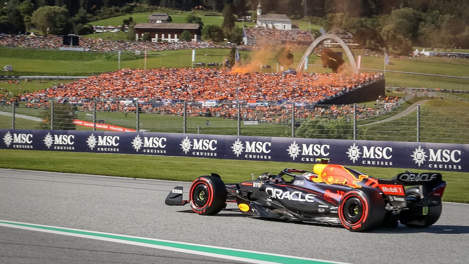 Formel-1-Action in Spielberg