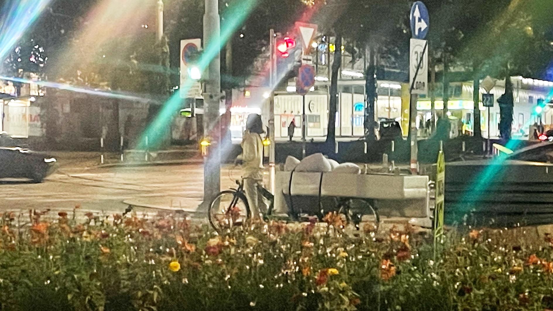 Eine Wienerin beförderte Sonntagnacht eine Couch mit dem Fahrrad