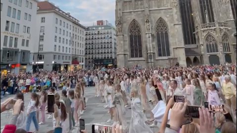 Flashmob am Stephansplatz
