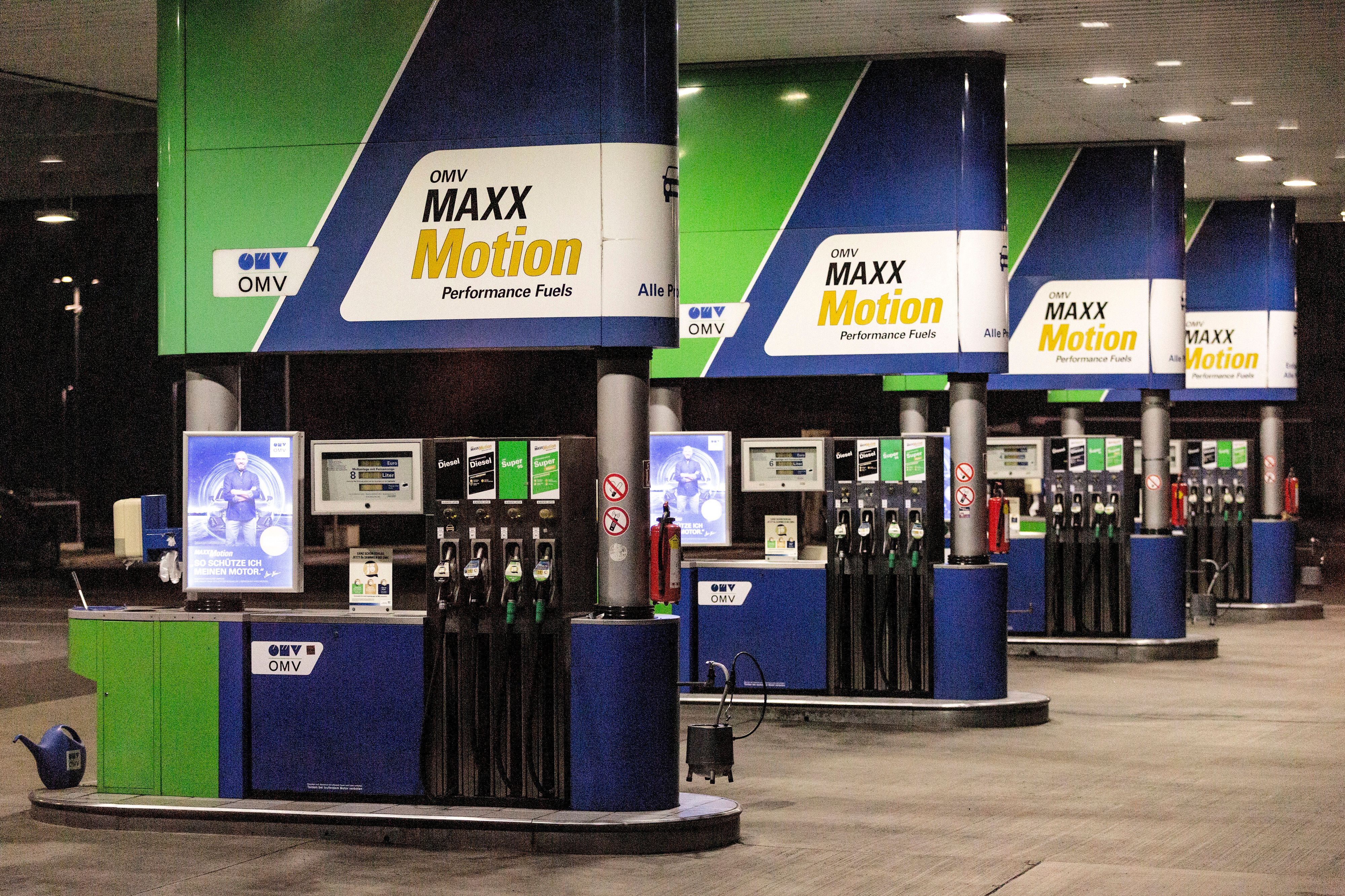 Blick in eine OMV-Tankstelle. Symbolbild