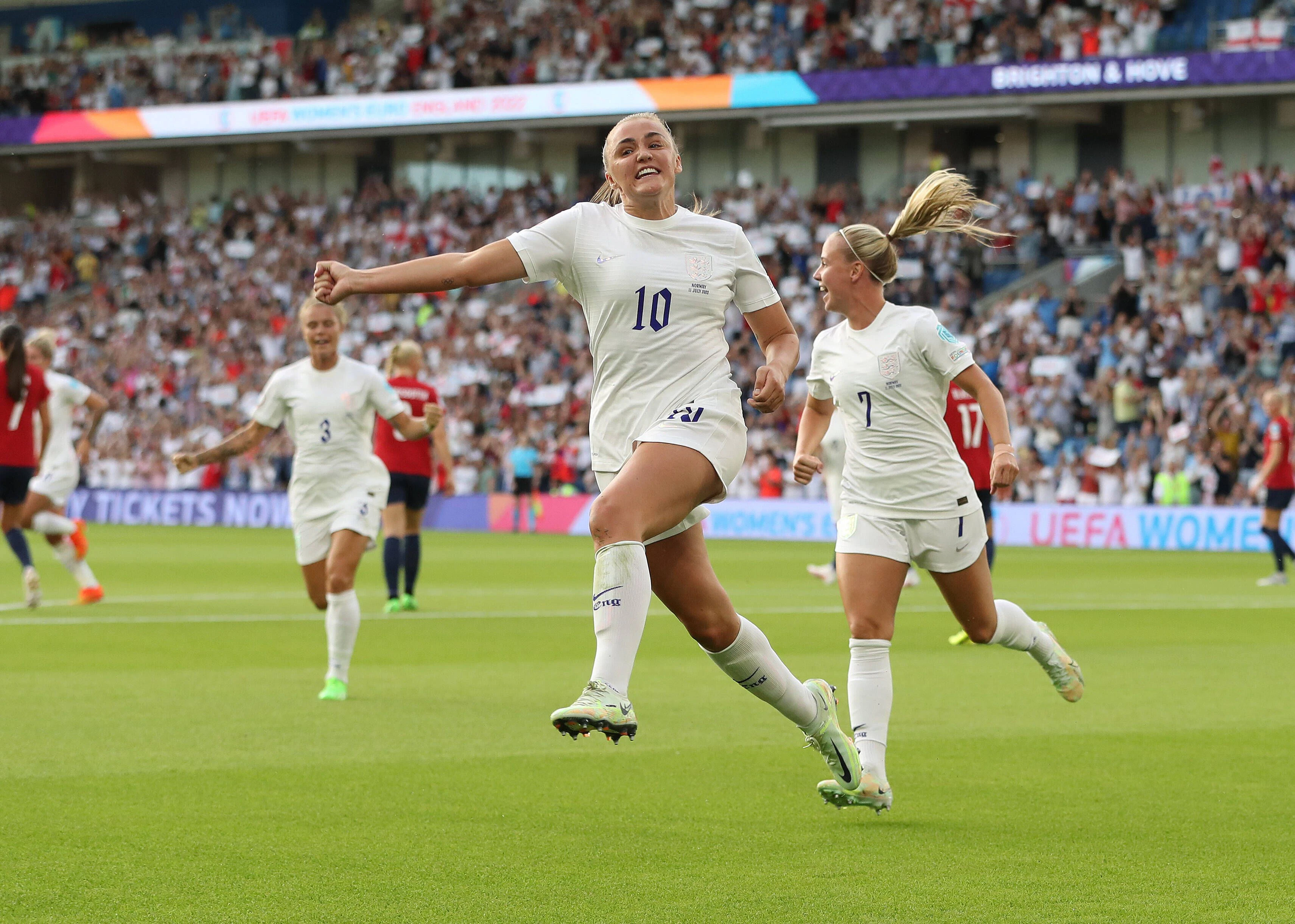 England feiert gegen Norwegen ein Schützenfest.