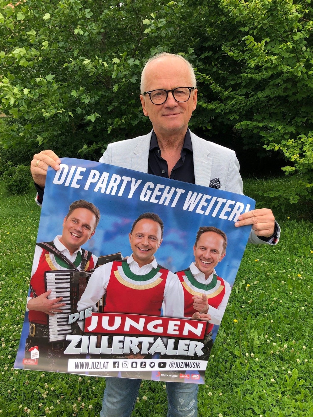 Andy Marek organisiert Event mit den Jungen Zillertalern