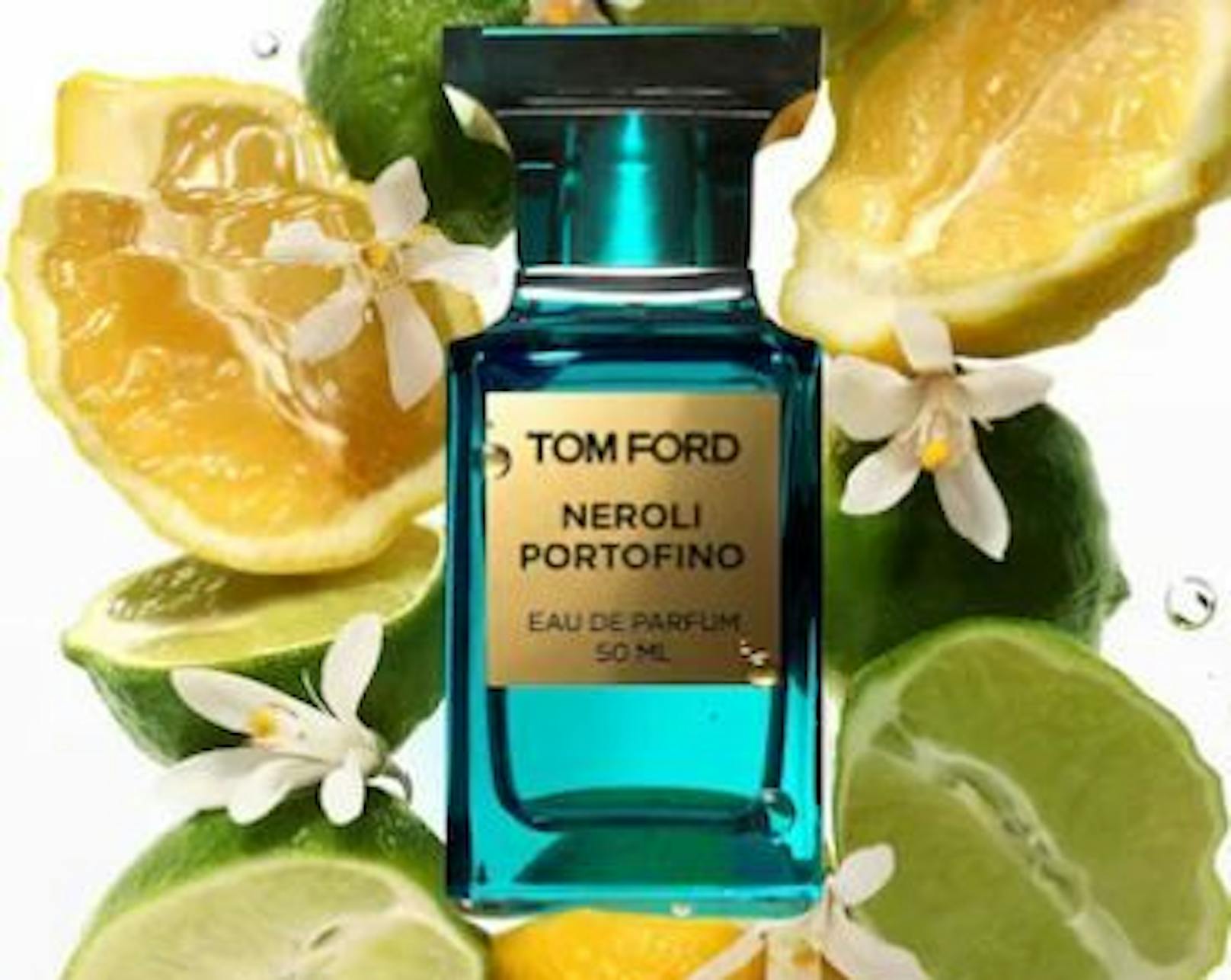 Die Kreation "Neroli Portofino" von Tom Ford ist silikon- und mikroplastik-frei hergestellt worden und enthält auch eine tolle Kombination aus Bergamotte und Orangenblüten.