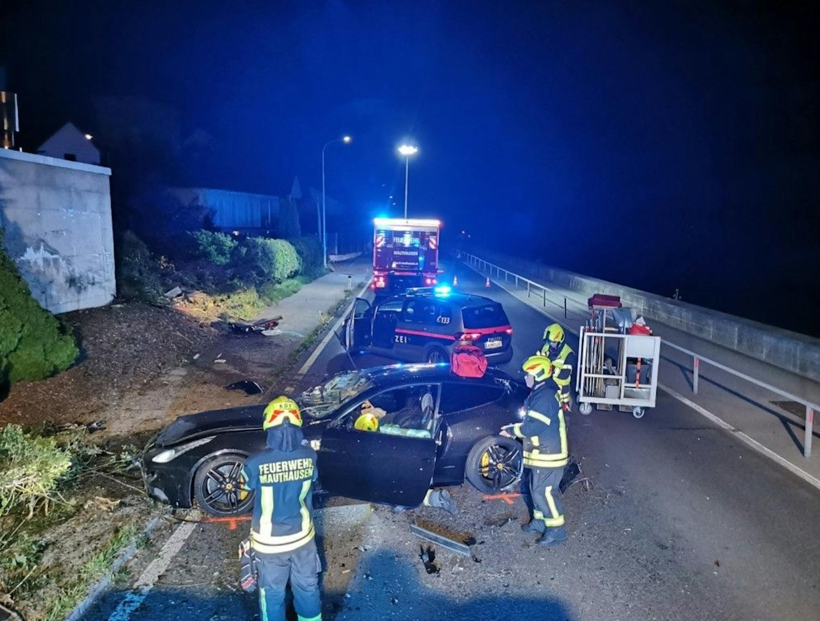 Der Unfall passierte gegen Mitternacht.