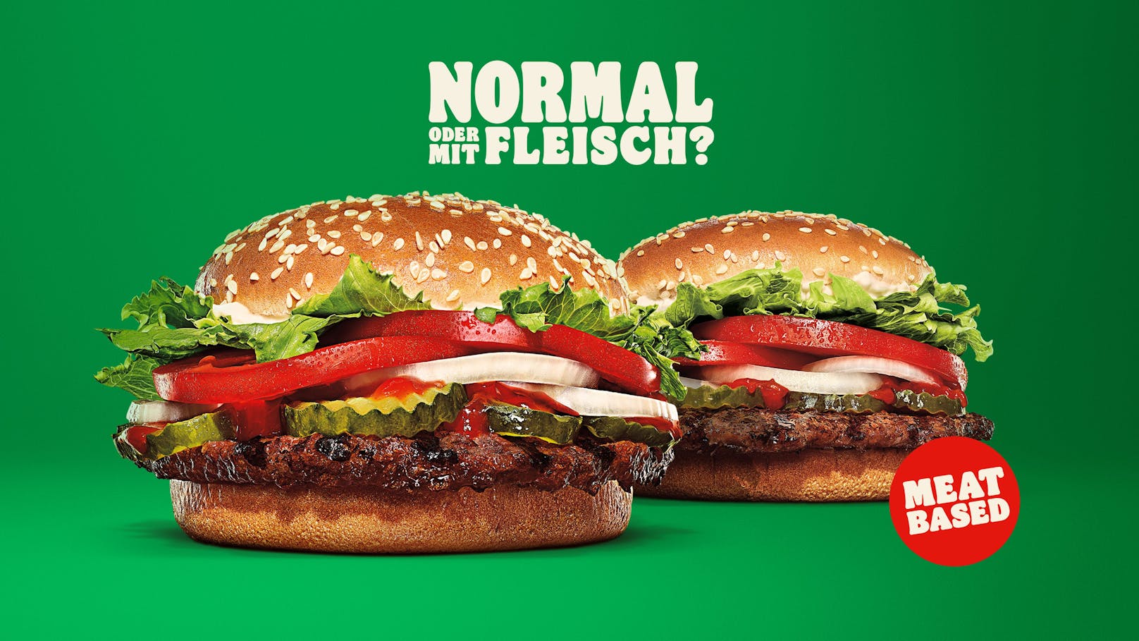 Wer in Zukunft sein Lieblingsgericht bei Burger King mit Fleisch will, muss den Wunsch extra äußern.
