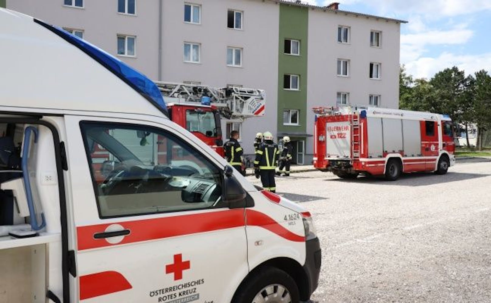 Der Unfall ist in einer Wohnung in Wels-Neustadt passiert.