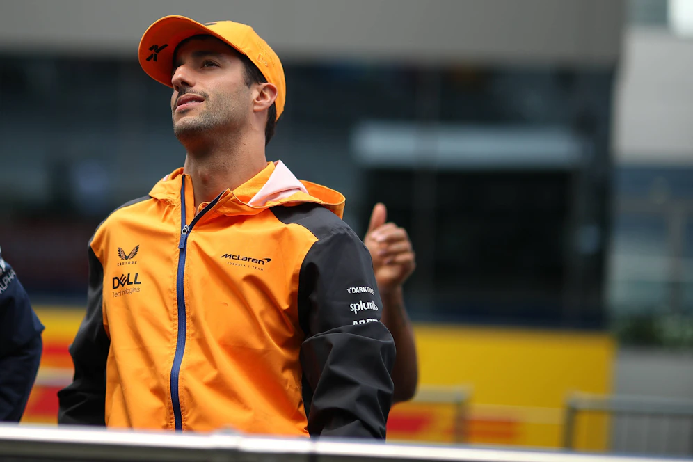 Daniel Ricciardo ist sauer.