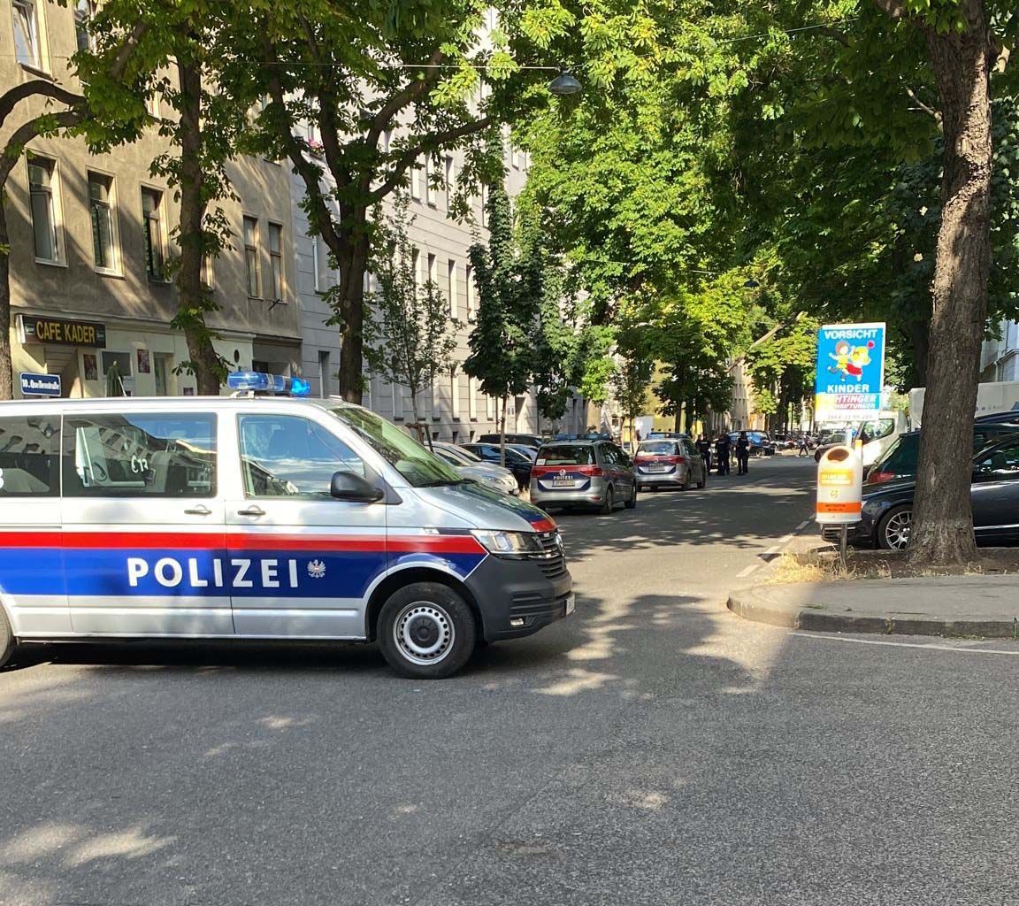Großeinsatz für die Wiener Polizei.