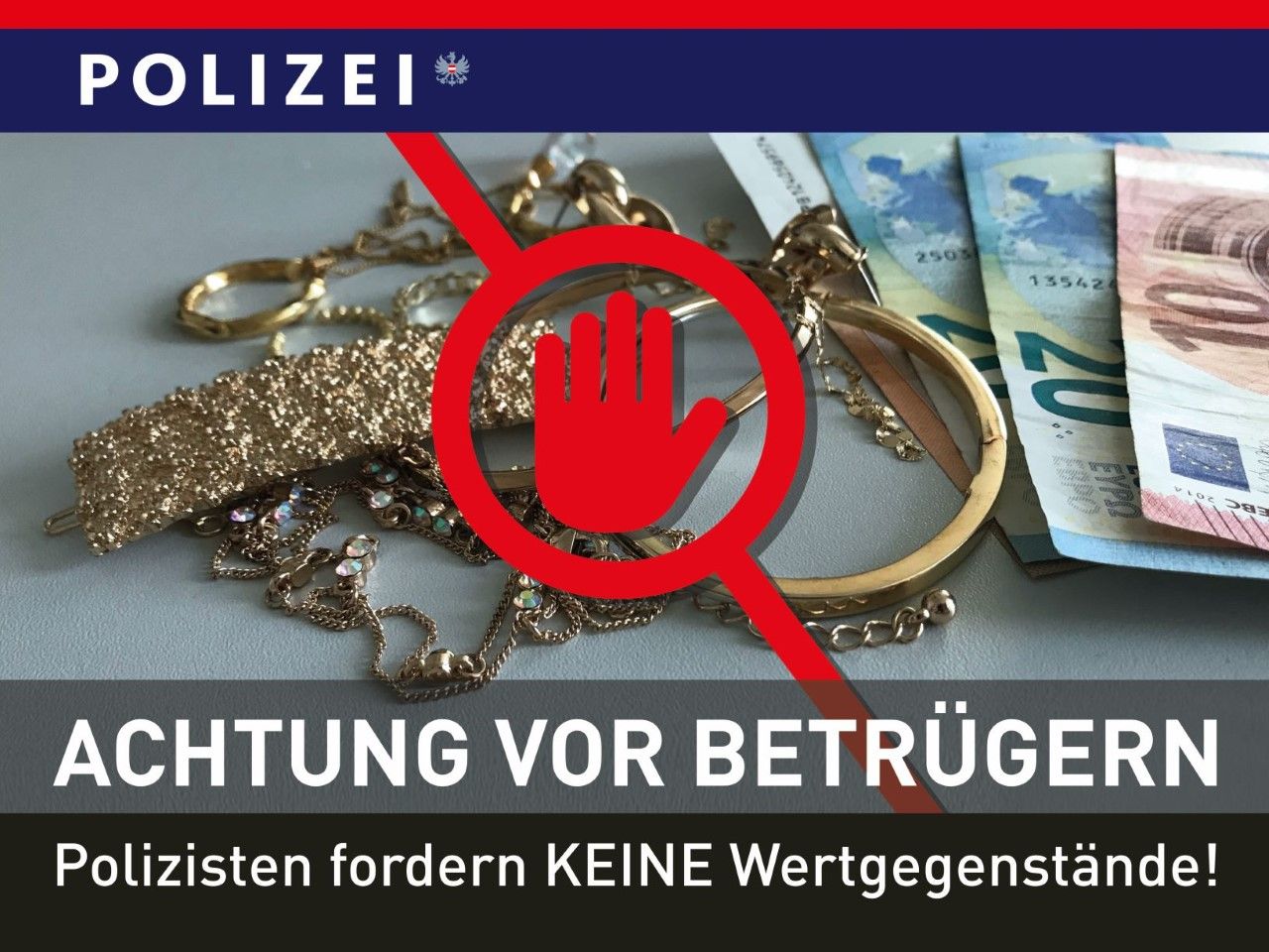 Die Polizei warnt eindringlich vor dieser Betrugsmasche.