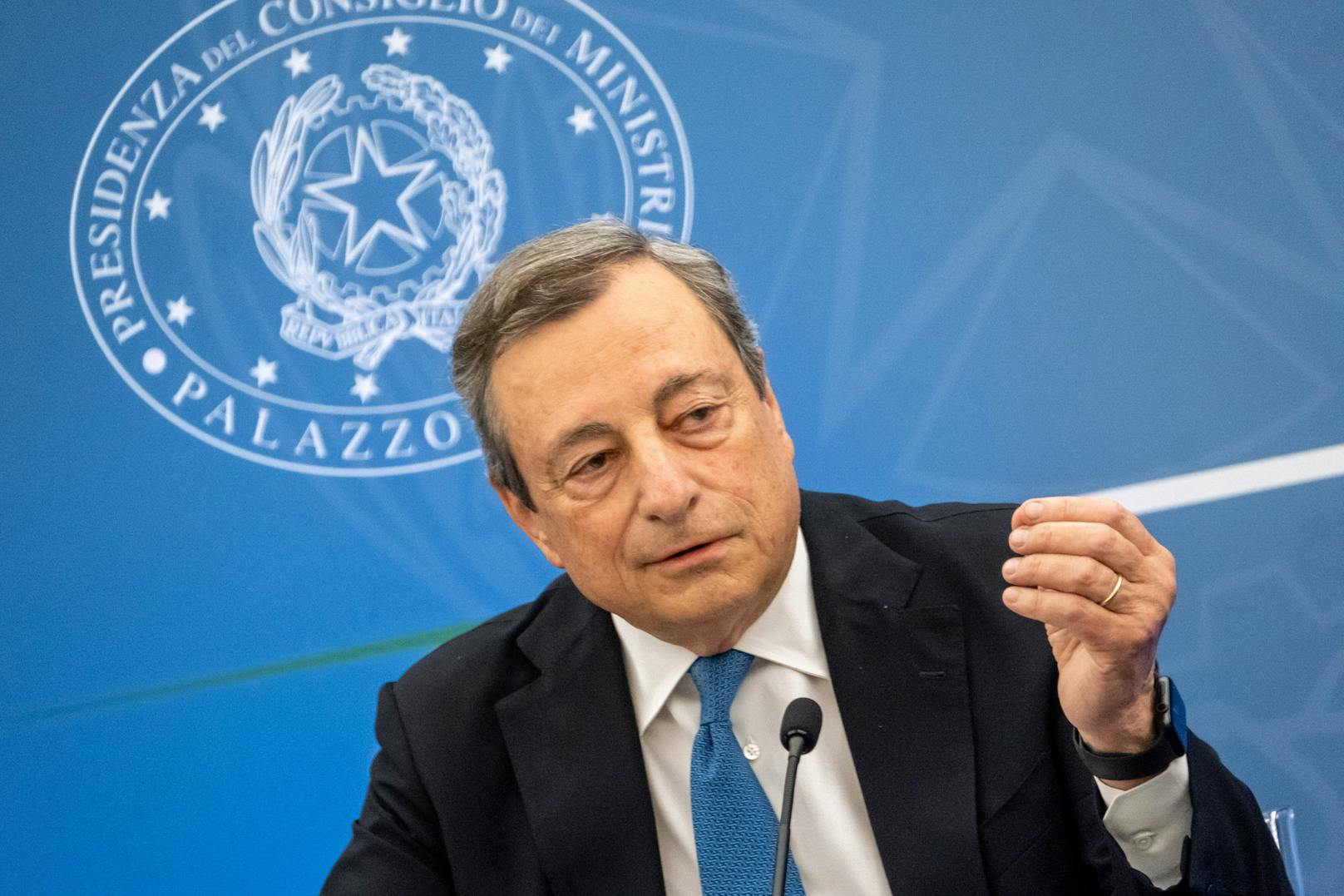 Mario Draghi verlor das Vertrauen der Fünf-Sterne-Bewegung.