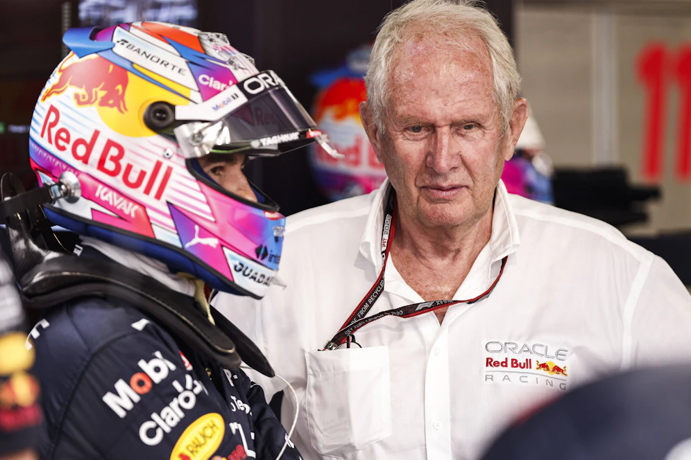 Red-Bull-Konsulent Helmut Marko übt harte Kritik an Sergio Perez. 
