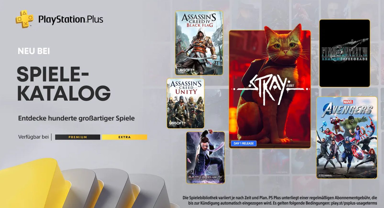 Mitglieder des neuen PlayStation Plus Extra und Premium Services dürfen sich noch im Juli über zahlreiche Neuzugänge in ihrer Bibliothek freuen.