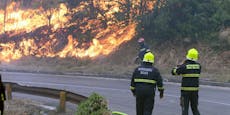 Feuerwehrmann stirbt in Flammenhölle um Urlaubsparadies