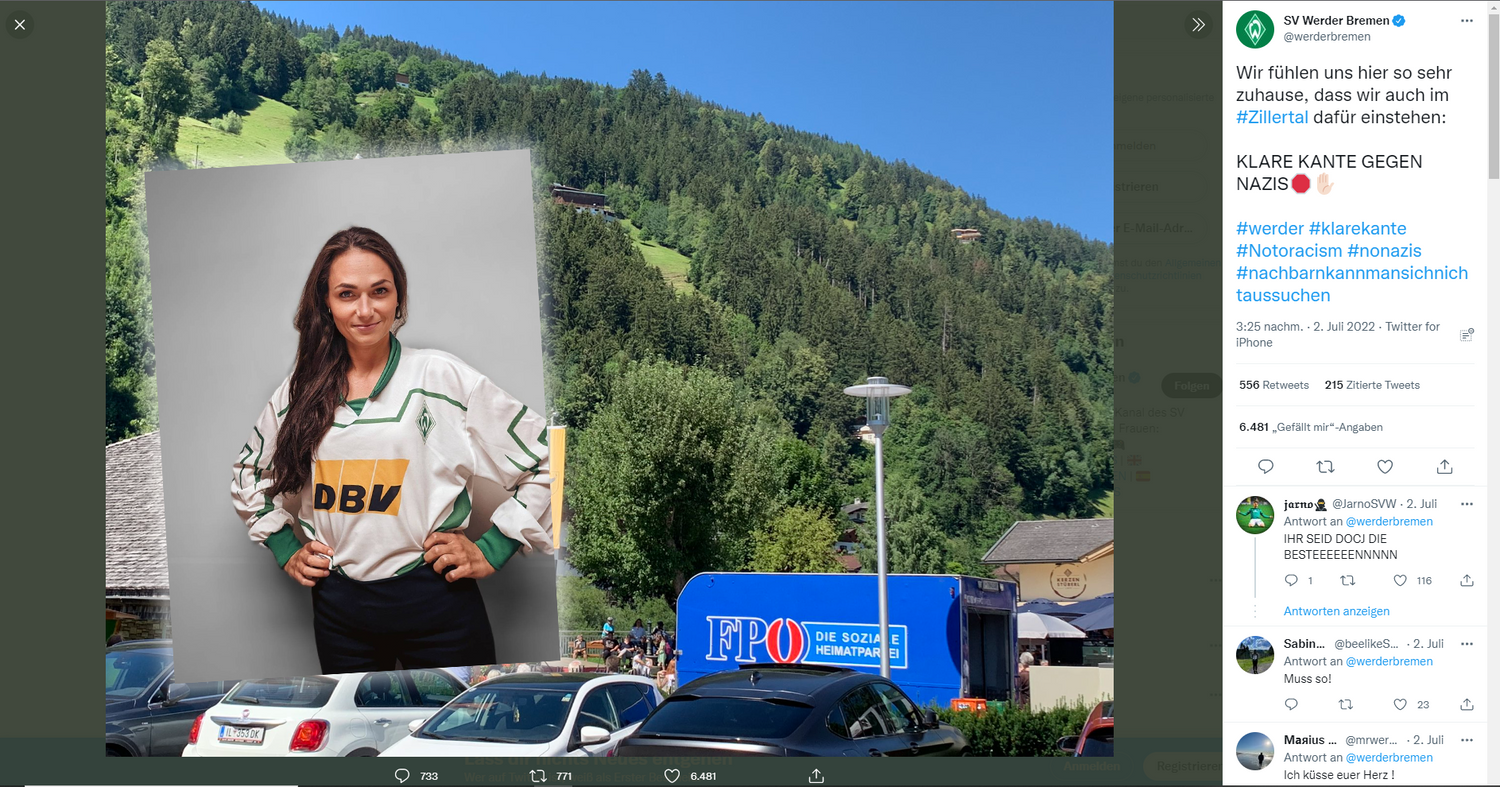 Dieser Tweet hat die Klage der FPÖ – und die Unterstützung der Grünen – ausgelöst.