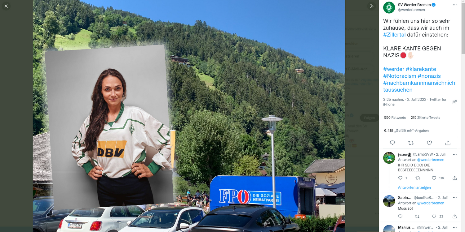 Dieser Tweet hat die Klage der FPÖ – und die Unterstützung der Grünen – ausgelöst.