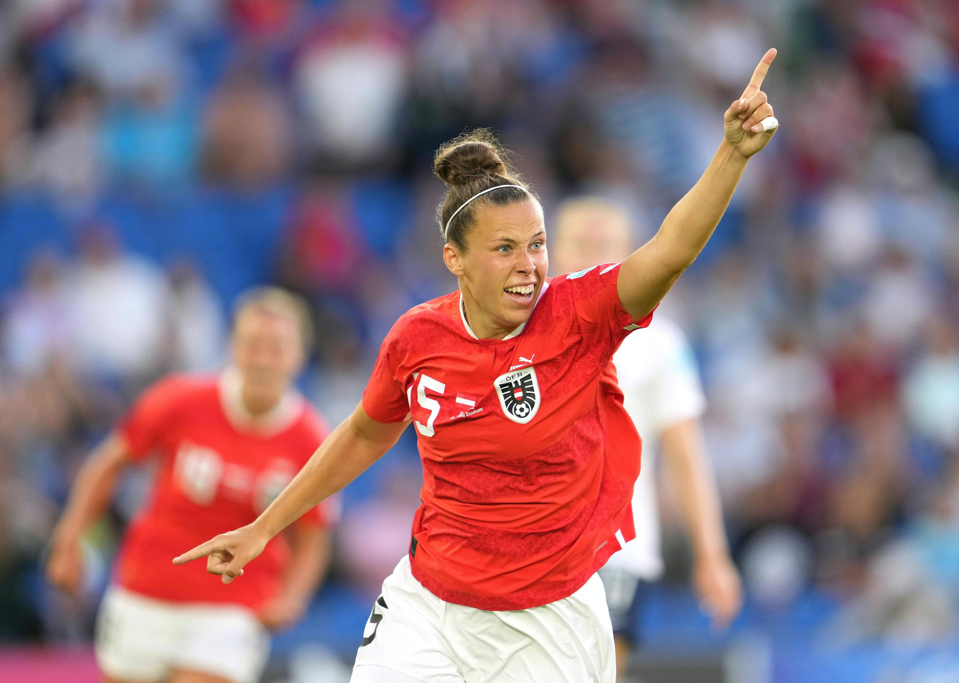 Stürmerin Nicole Billa war Österreichs Goldtorschützin gegen Norwegen. 