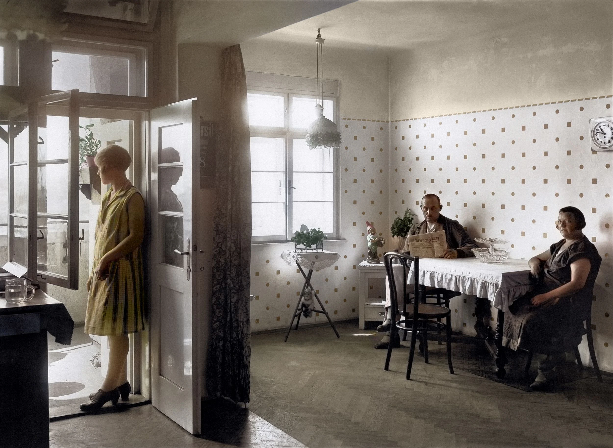 Interieur in einem  Wohnhausbau der Gemeinde Wien.   | 1928
