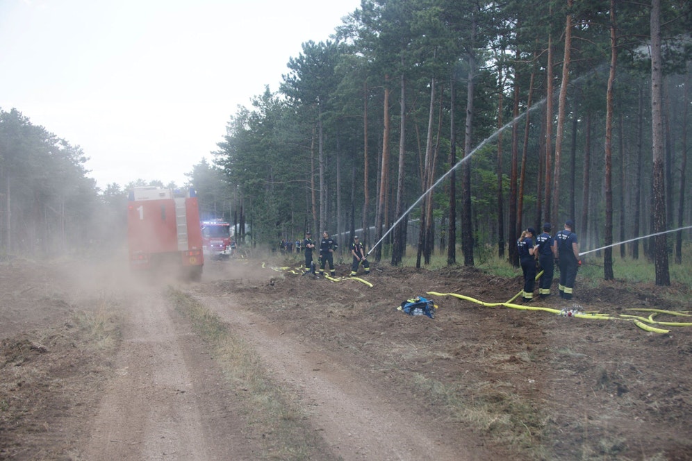 Brand in Großmittel.