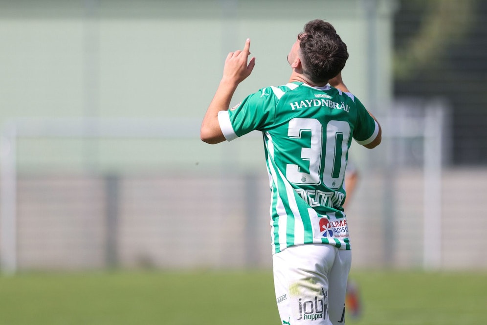 Yusuf Demir hat im Rapid-Testspiel gegen die Admira den späten Siegtreffer erzielt. 