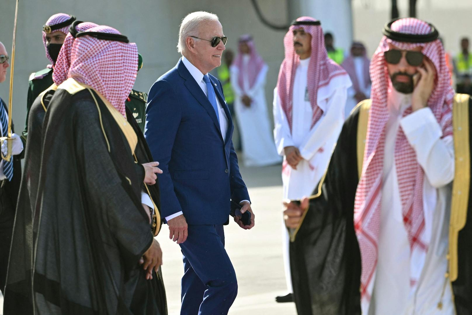US-Präsident Joe Biden bei seinem Auslandsbesuch in Saudi Arabien.