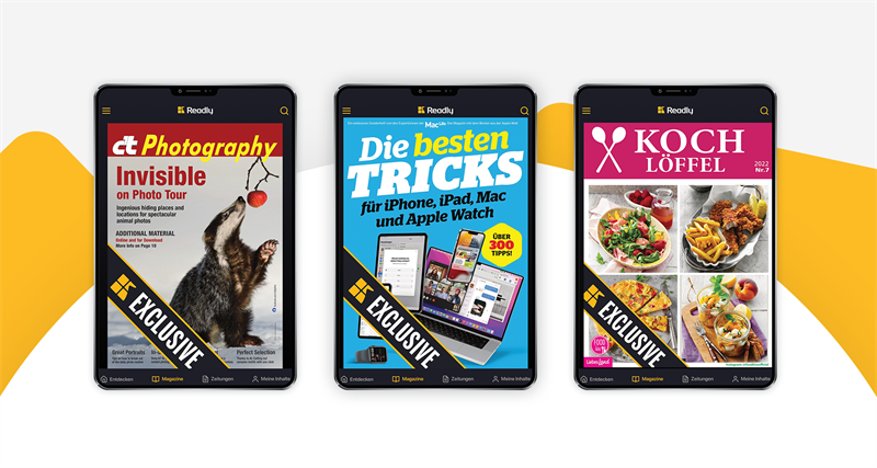 Rekordzahl an Exklusivtiteln bei Readly.