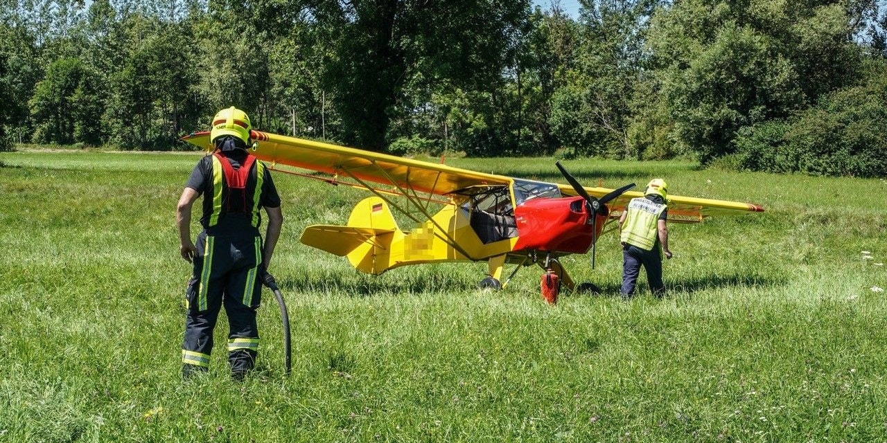 Bilder vom Feuerwehr-Einsatz vor Ort.