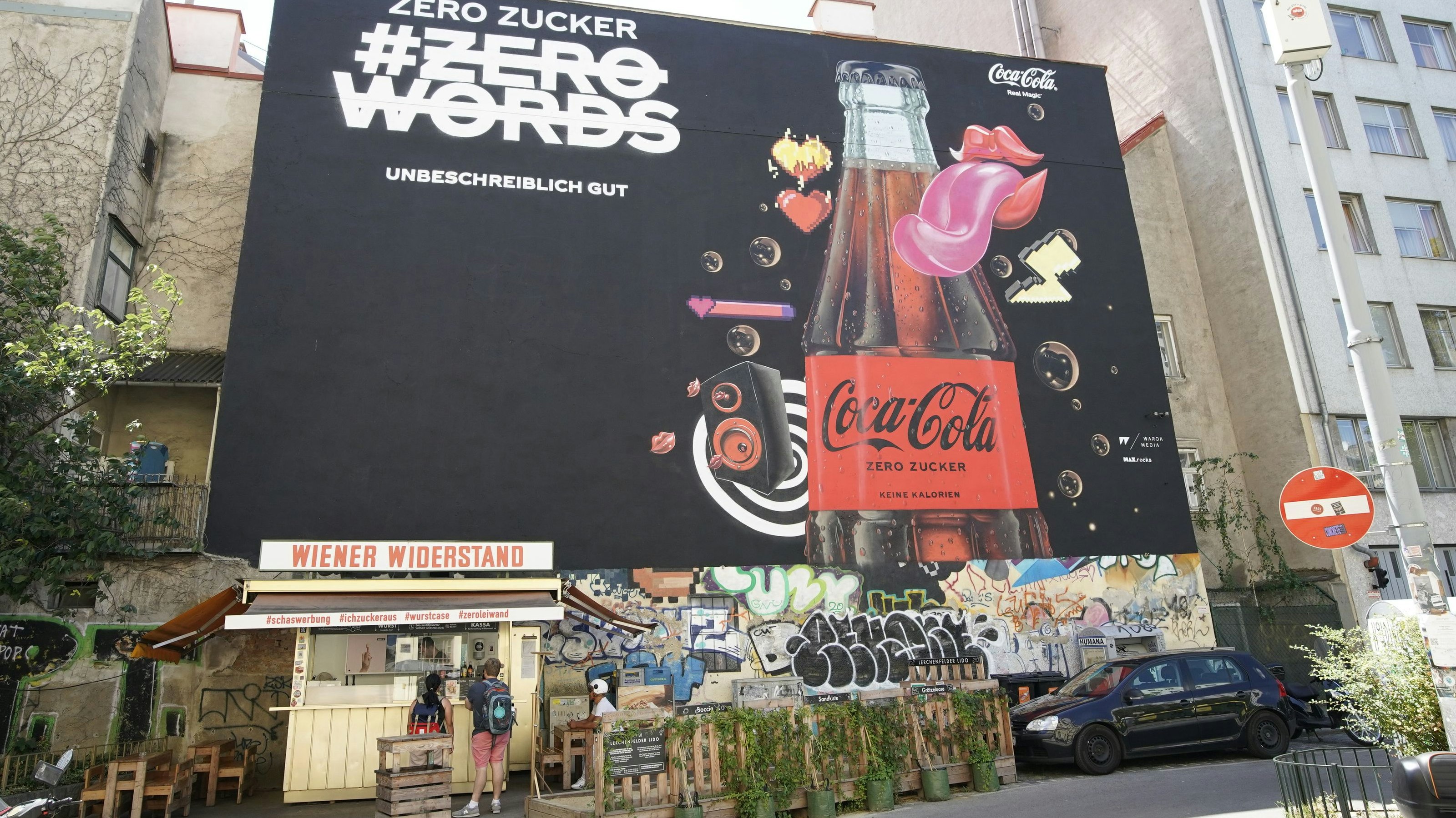 Würstlstand im Widerstand