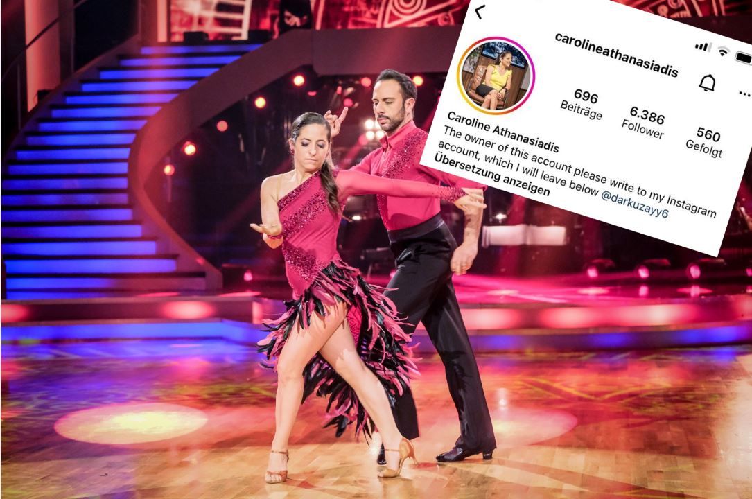 Caroline Athanasiadis mit ihrem Tanzpartner Danilo Campisi