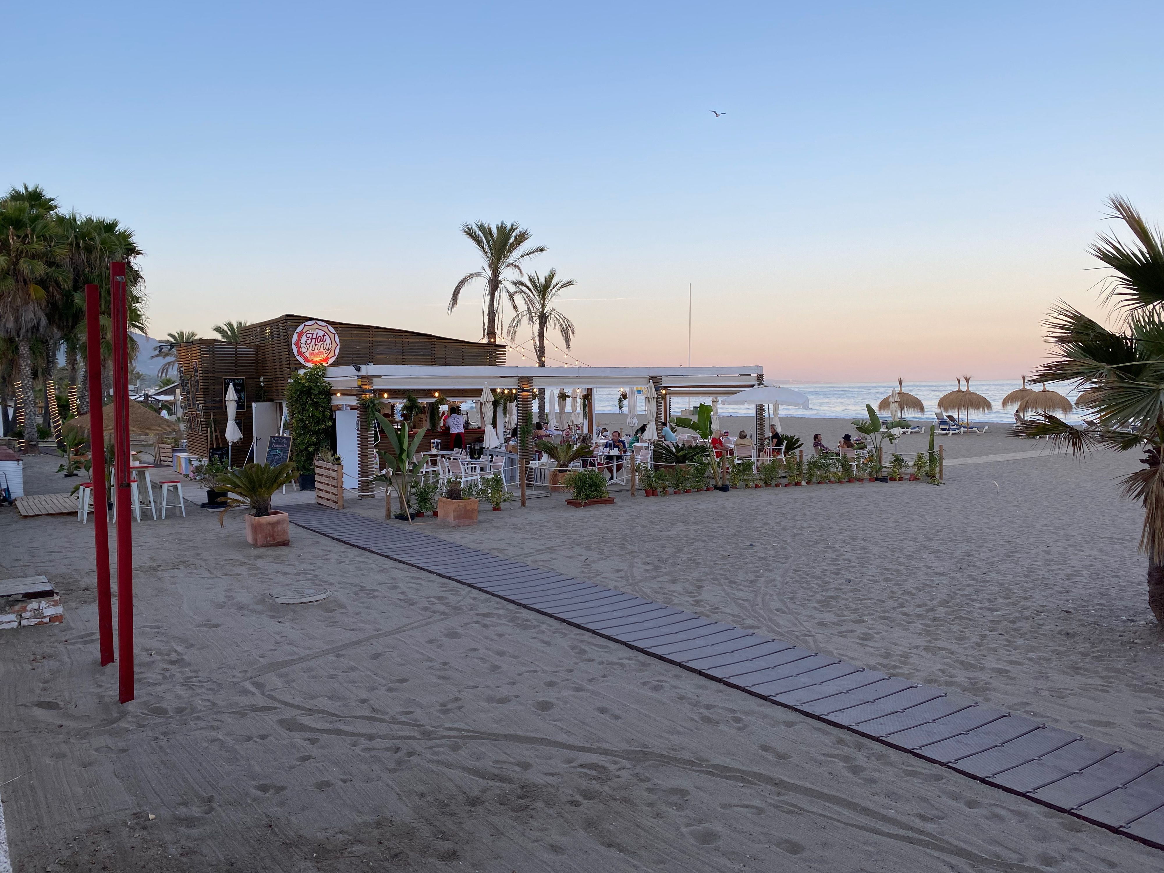 Der Vorfall ereignete sich in einem bekannten Beach Club in Marbella. Symbolbild. 