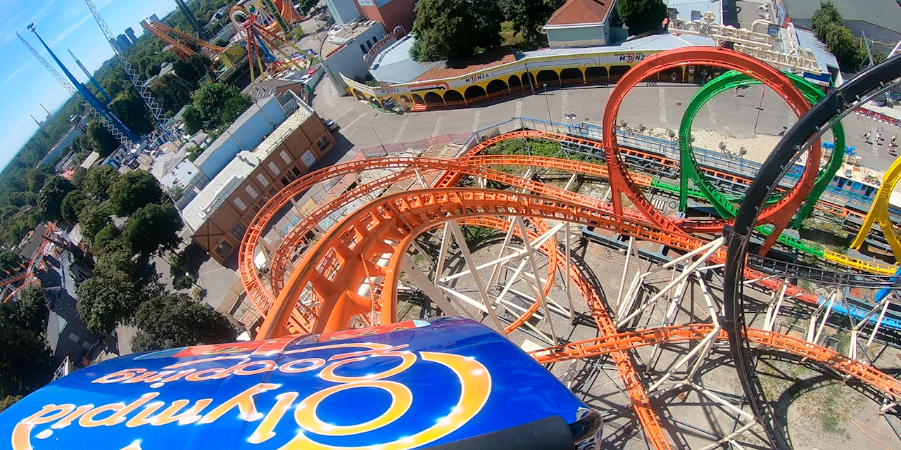 Heute.at - Videofahrt! Diese Prater-Achterbahn ist jetzt günstiger