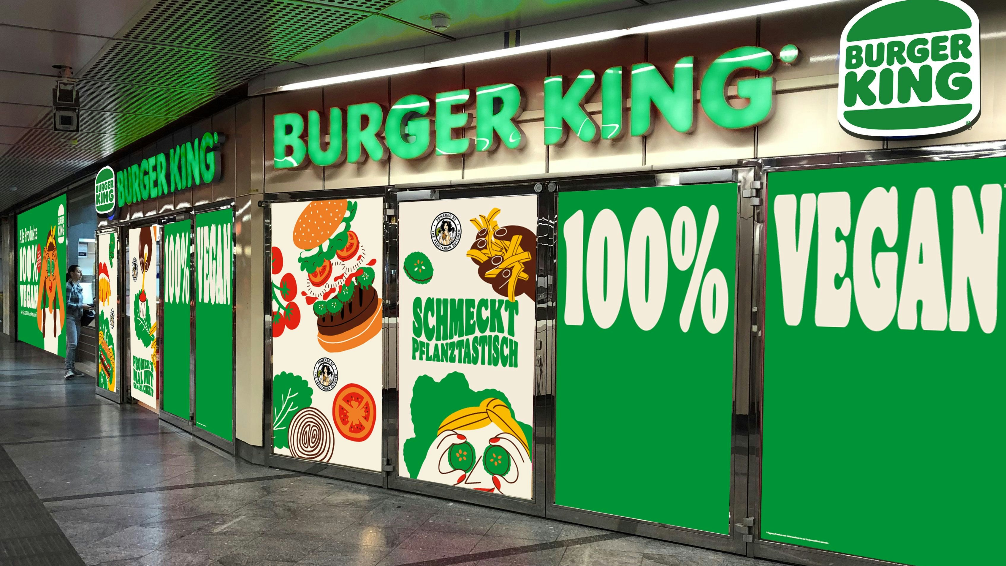 Ab Dienstag gibt es vegane Köstlichkeiten bei Burger King! Alles 100% vegan.