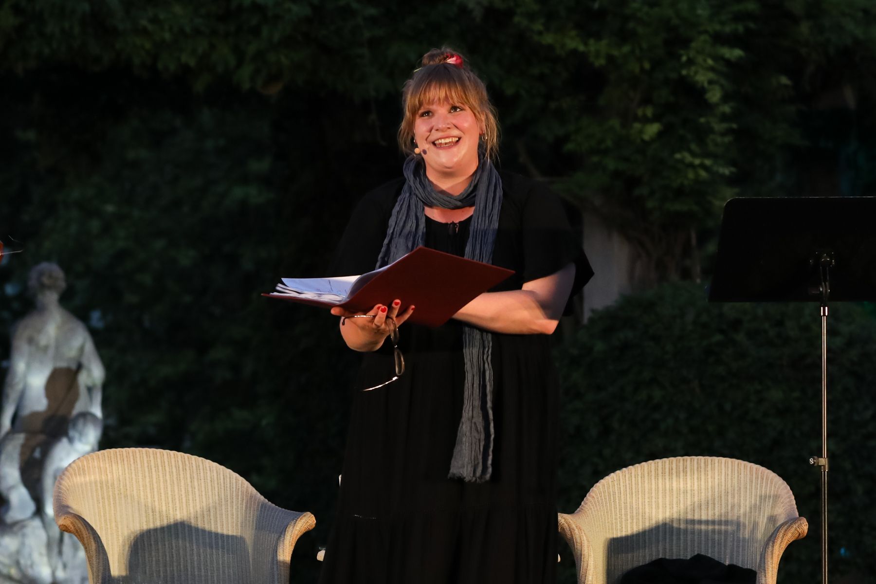 Stefanie Reinsperger tritt bereits zum vierten Mal im Schwimmenden Salon auf 